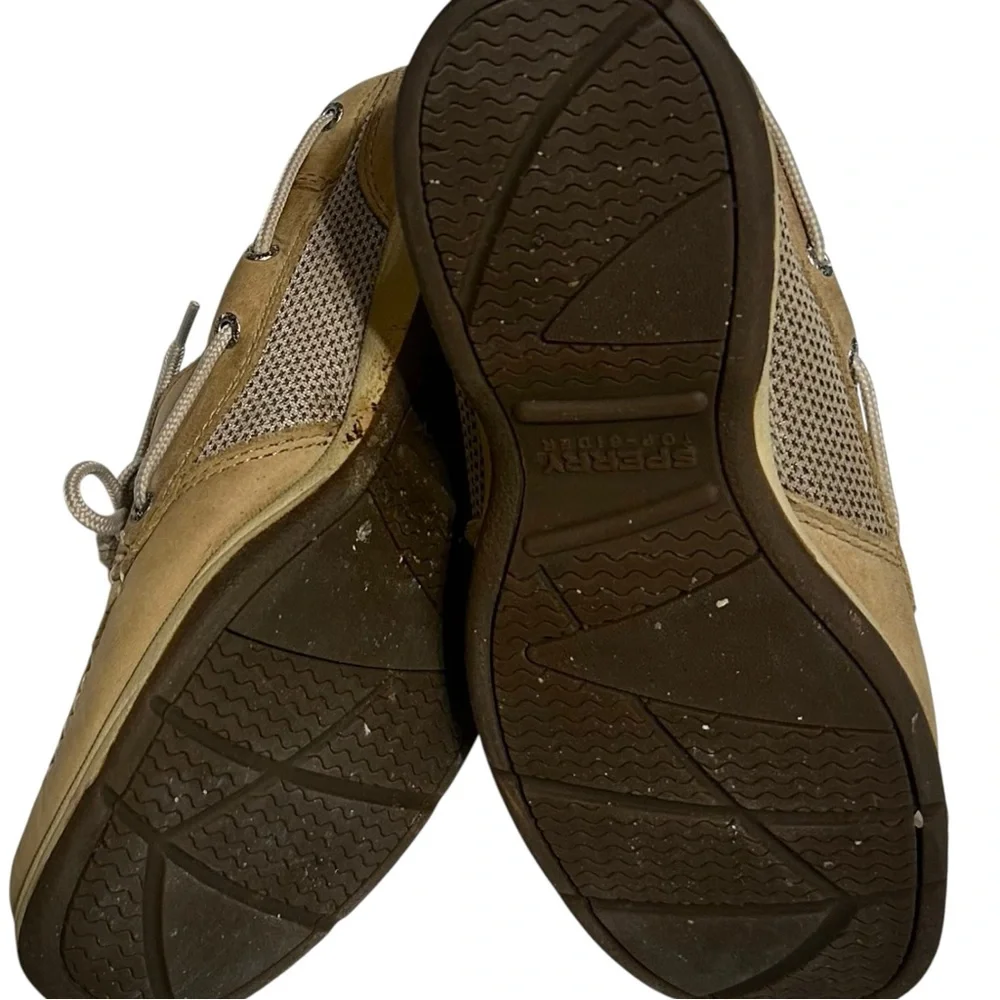 Sperry Tan and Brown Boat Shoes